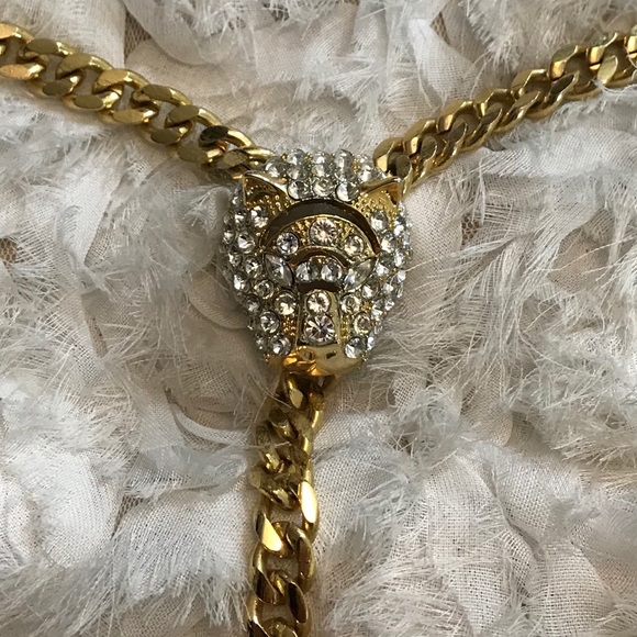 Sky Vintage Gold-tone Chain detail Mini - Picture 7 of 8